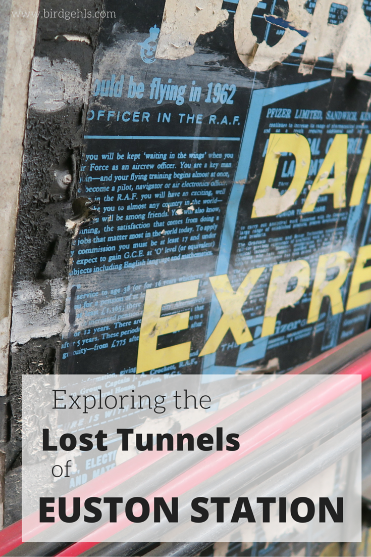 When the London Transport Museum announced their Hidden London tours, I was quick to jump on it. I'd be touring around Euston Station's Lost Tunnels.